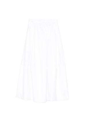 Co elasticated-waistband midi skirt - White