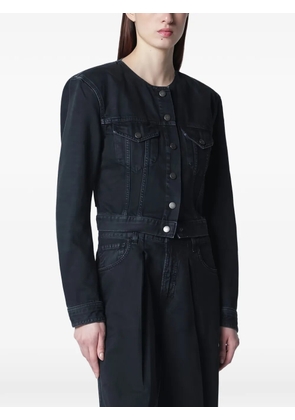 Haikure Shirley Bull 44 buttoned cropped jacket - Grey