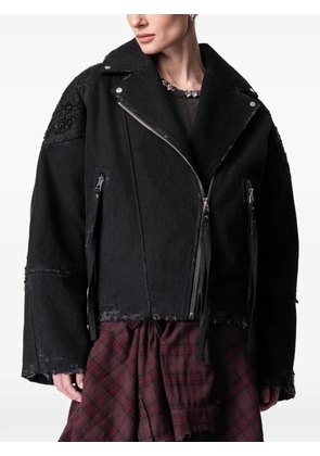 ARTICLE TEN embroidered-details jacket - Black