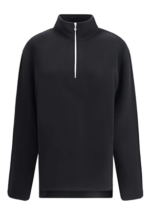 Rier half-zip pile athletic jacket - Black