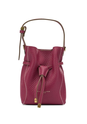 GIANNI CHIARINI Sienna drawstring leather tote bag - Pink