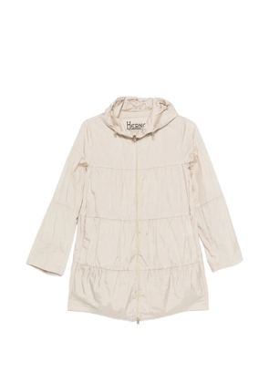 Herno ruffled jacket - Neutrals