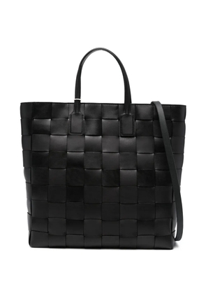 DRAGON DIFFUSION medium Pino woven top-handle tote bag - Black