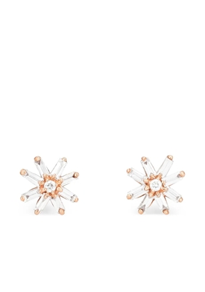 Suzanne Kalan 18K rose gold small Starburst diamond studs
