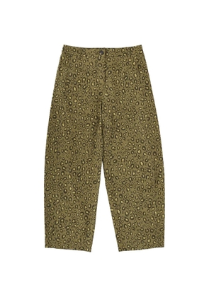 PS Paul Smith animal-print trousers - Green