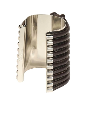 Max Mara leather-inserts bracelet - Brown