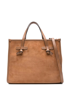 GIANNI CHIARINI Miss Marcella 32 tie-detail tote bag - Brown