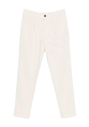 Incotex pleated cotton trousers - Neutrals