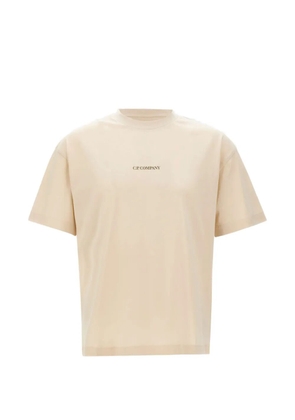C.P. Company logo-print crew-neck T-shirt - Neutrals