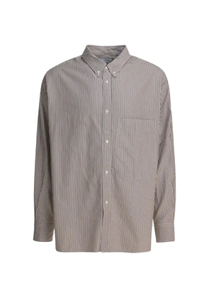 Studio Nicholson x Beams Plus striped patch pocket shirt - White
