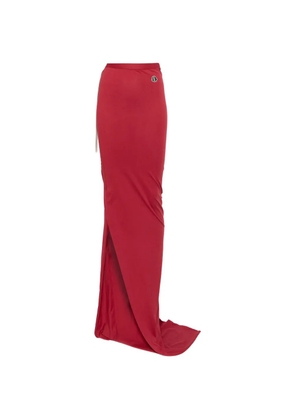 Moncler + Rick Owens slit skirt - Red