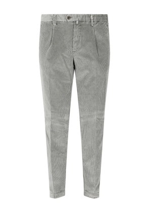 Myths corduroy pleated trousers - Grey