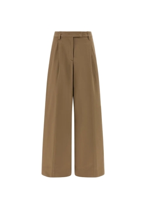 THELATEST Deva pleated trousers - Brown