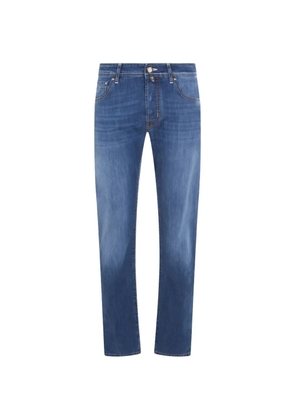 Jacob Cohën stitching jeans - Blue