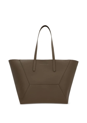 Brunello Cucinelli logo-detail shoulder bag - Brown