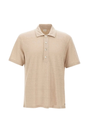 Eleventy linen polo shirt - Neutrals