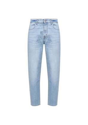 7 For All Mankind faded-wash denim jeans - Blue