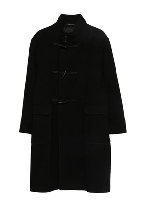 Tagliatore long-sleeved toggle coat - Black