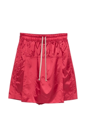 Moncler + Rick Owens drawstring shorts - Red