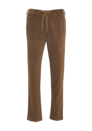 Circolo 1901 drawstring-detailed corduroy trousers - Brown