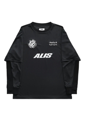 ALIS Comeback Club long-sleeve T-shirt - Black