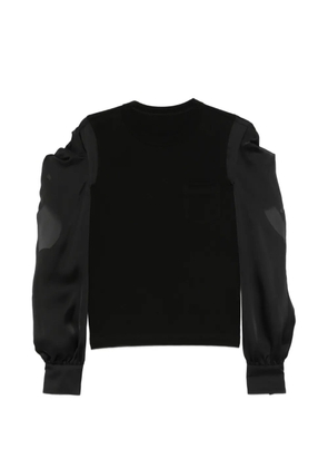 sacai long-sleeve T-shirt - Black