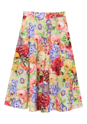 Moschino floral-print skirt - Multicolour