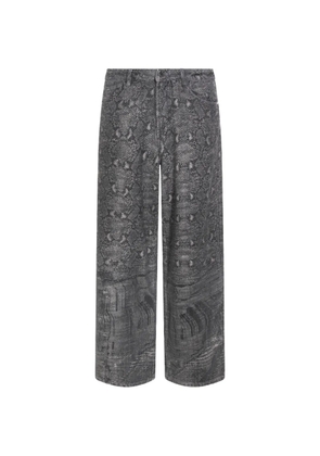 Daily Paper denim snake jeans - Grey