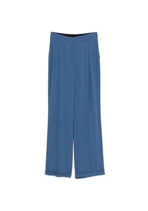 Missoni pleated turn-up palazzo pants - Blue