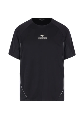 Mizuno mesh panel piping T-shirt - Black