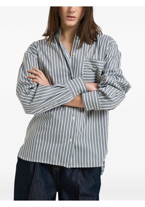 IRO striped chest-pocket shirt - White