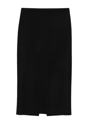 THE M straight skirt - Black
