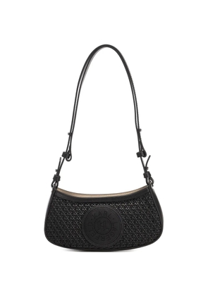 Karl Lagerfeld Circle woven shoulder bag - Black