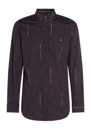 Vivienne Westwood striped logo-embroidered shirt