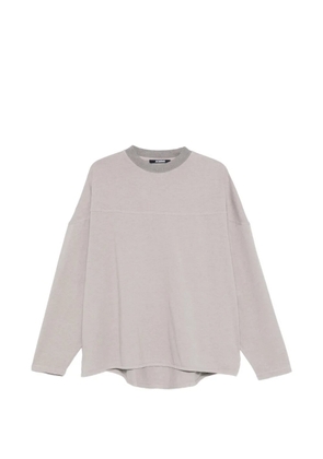 Jacquemus boxy colour-block polo shirt - Grey