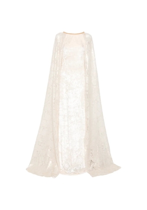 MIAU by Clara Rotescu lace panel dress - Neutrals