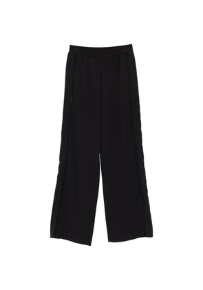 TWINSET trim palazzo pants - Black