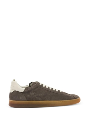 Officine Creative lace-up suede sneakers - Brown