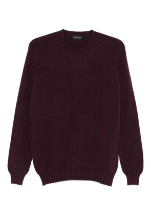 Tagliatore crew neck sweater - Red