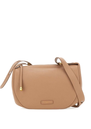 GIANNI CHIARINI Charlotte hammered zip shoulder bag - Neutrals