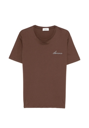 Laneus round neck T-shirt - Brown