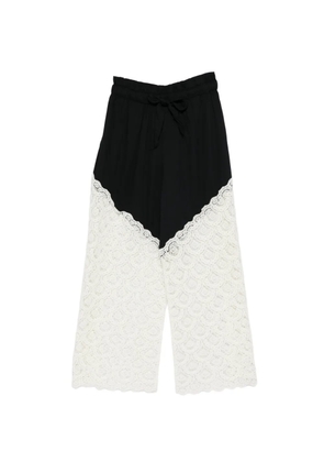 Sea Ellison lace-trim trousers - Neutrals