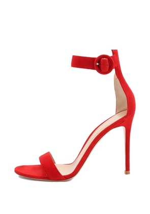 Gianvito Rossi Portofino buckle-strap sandals - Red