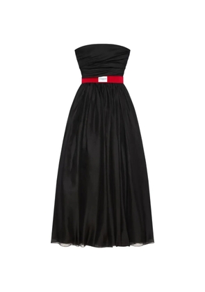 Givenchy ruched strapless gown - Black