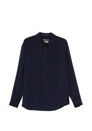 Giorgio Armani buttoned polo shirt - Blue
