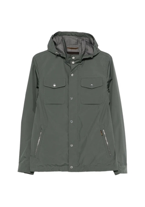 Moorer Fenzi hooded pocket jacket - Green