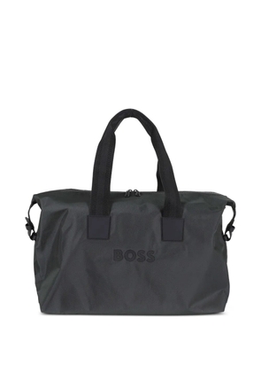 BOSS logo-lettering luggage - Green