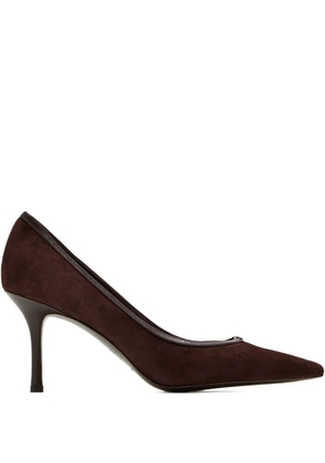 Tory Burch 80mm Double T-buckle pumps - Brown