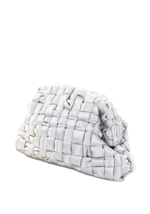 Maria La Rosa woven clutch bag - Grey