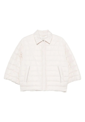 Peserico quilted puffer jacket - Neutrals